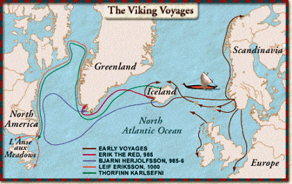 viajes de vikingos