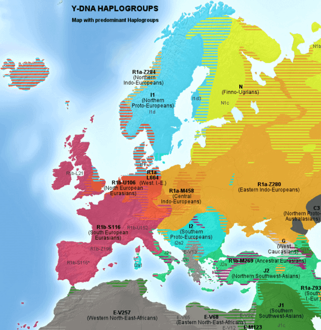 mapa genética europa adn y