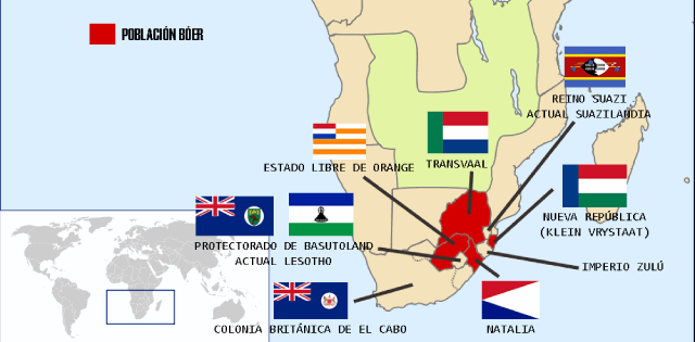 estados sudafrica siglo xix