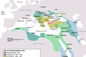 mapa imperio otomano 1683