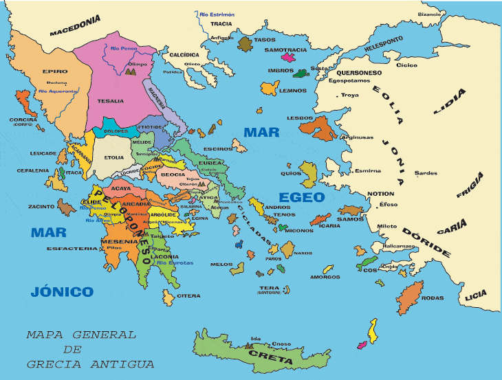 regiones grecia