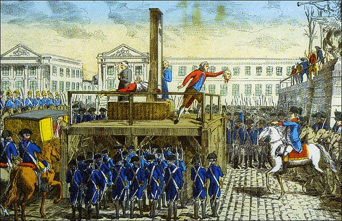 Luis XVI guillotina