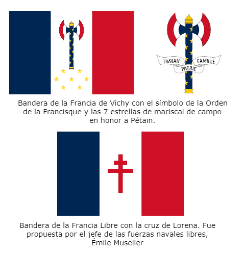 Banderas Francia Segunda Guerra Mundial