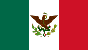 bandera segunda republica federal mexico