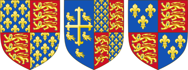 Bandera Reino Dual Inglaterra Francia