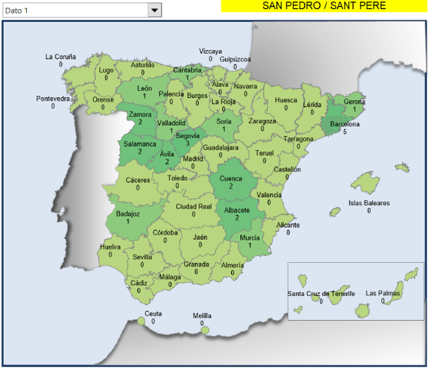 Municipios San Pedro España