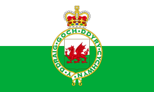 bandera de gales 1953-1959